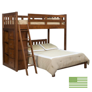 Amish Benning Twin & Full Bunk Bed